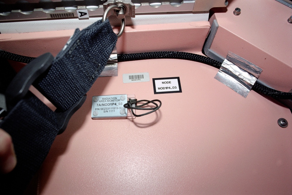 U.S. Lab, Radiation Area Monitor (RAM)(Dosimeter) labeled 7A/NOD1P4_03