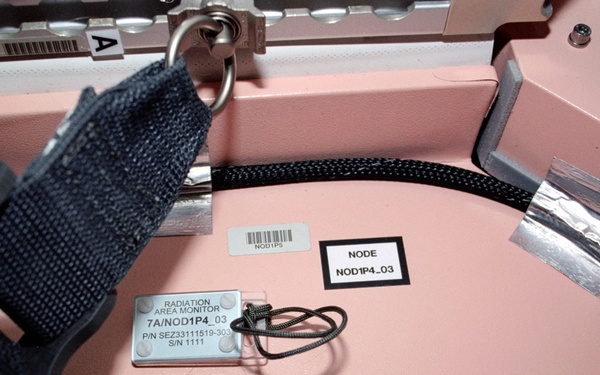 U.S. Lab, Radiation Area Monitor (RAM)(Dosimeter) labeled 7A/NOD1P4_03