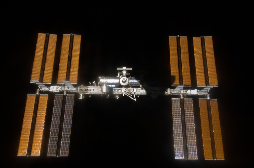 ISS Flyaround views from STS-119