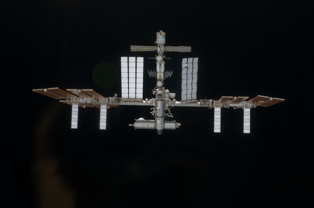 ISS Flyaround views from STS-119