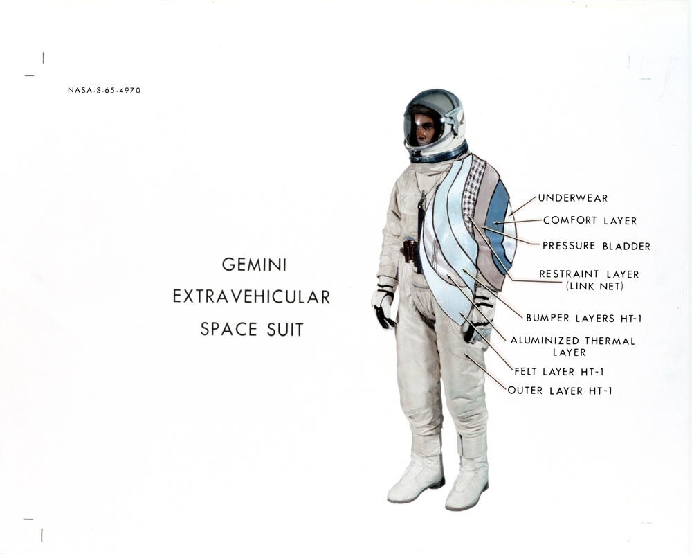 space suit cutaway