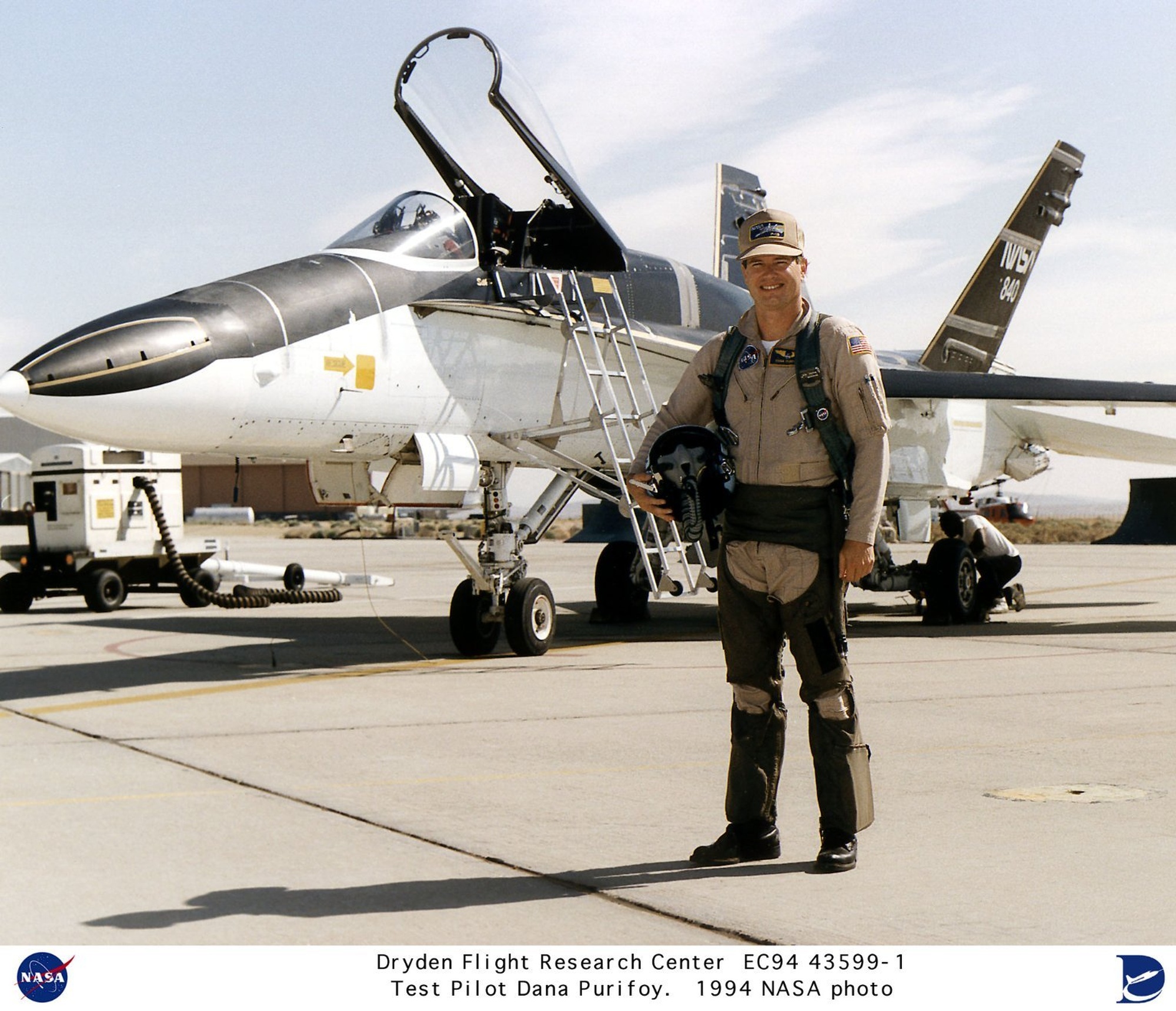 DVIDS - Images - F-18 HARV research pilot Dana Purifoy