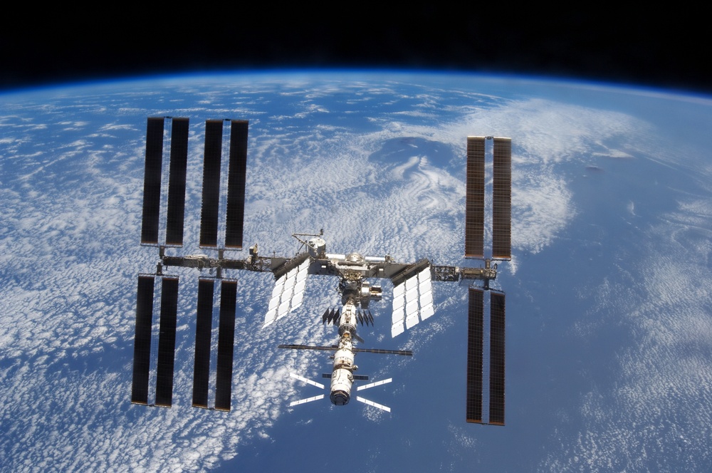 View of ISS after STS-124 Undocking