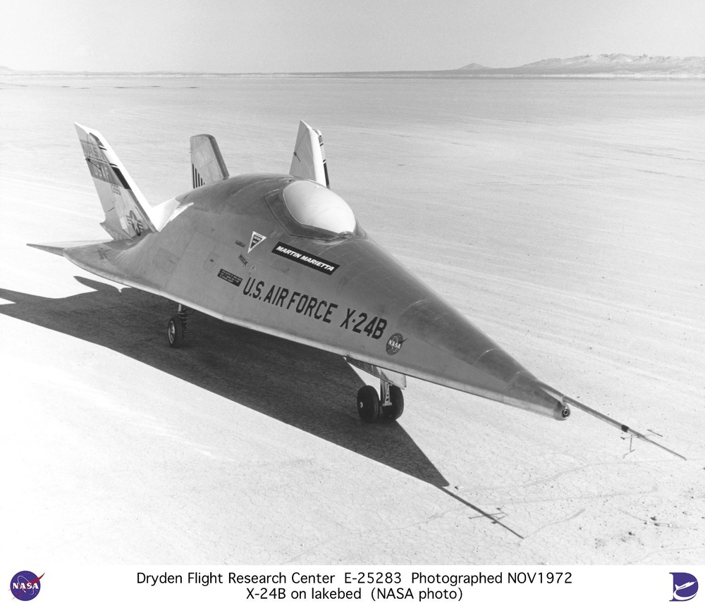 X-24B on Lakebed