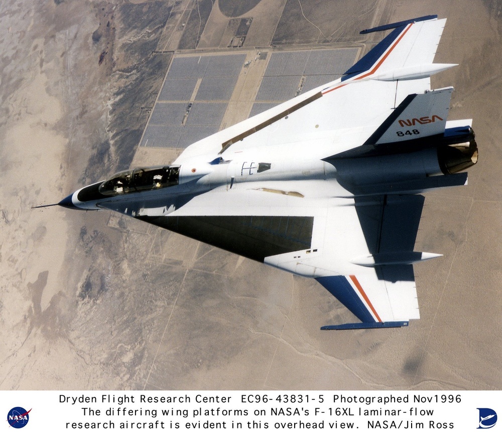 DVIDS - Images - F-16XL Ship #2 during last flight viewed from above