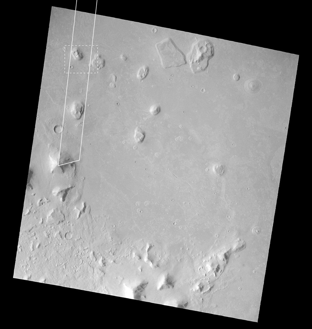 Mars Orbiter Camera Views the " Face on Mars"- Best View from Viking