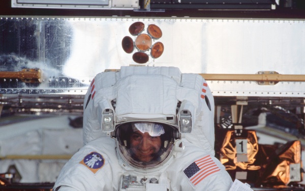 EVA 4 - Massimino during EVA