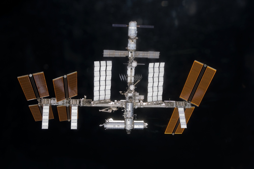 View of ISS after STS-124 Undocking