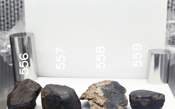 Antarctic Meteorite Samples in the Meteorite Processing Laboratory