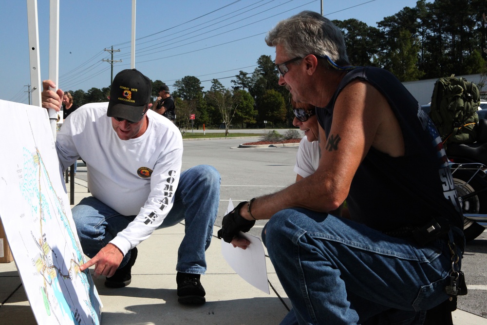 Bikers study city’s past for today’s warriors