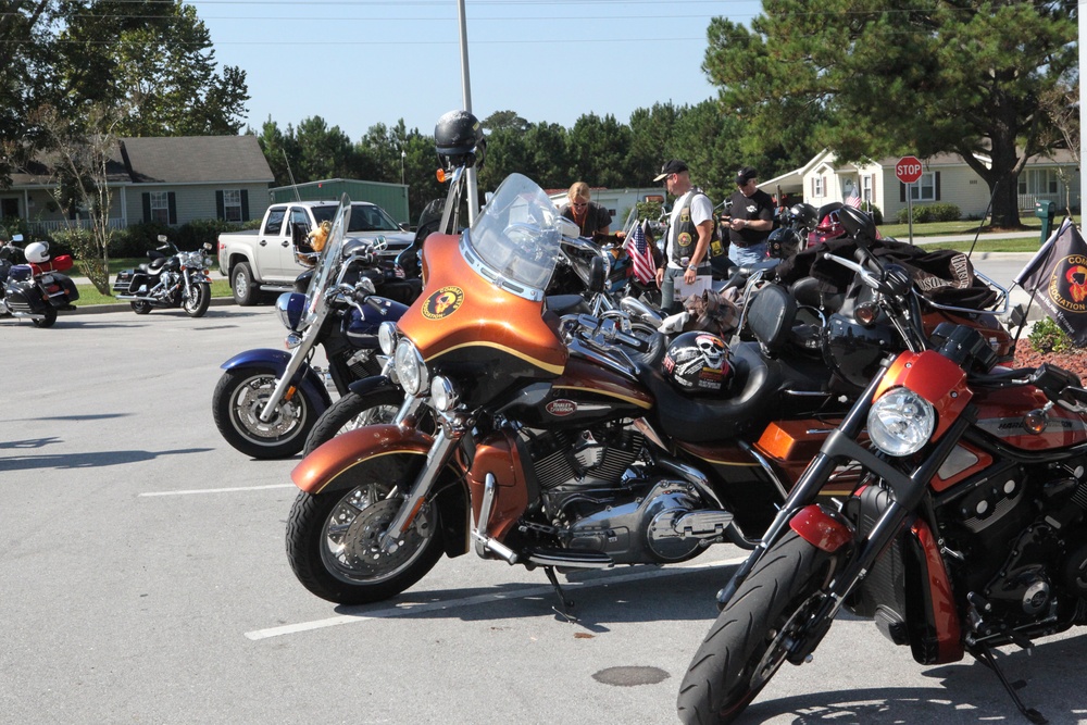 Bikers study city’s past for today’s warriors