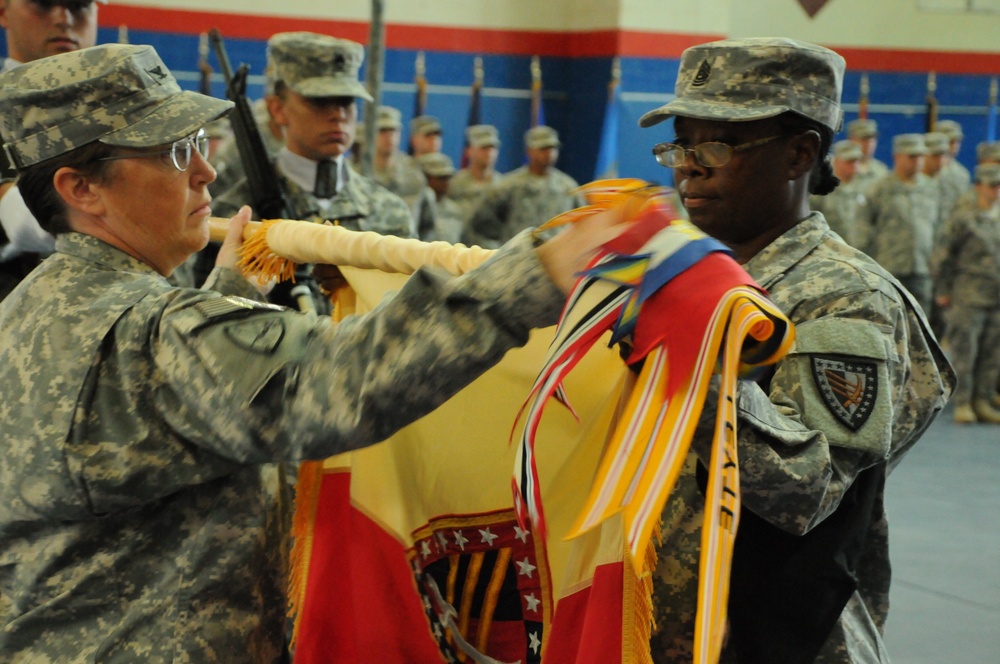 38th Sustainment Brigade’s Transfer of Authority ceremony