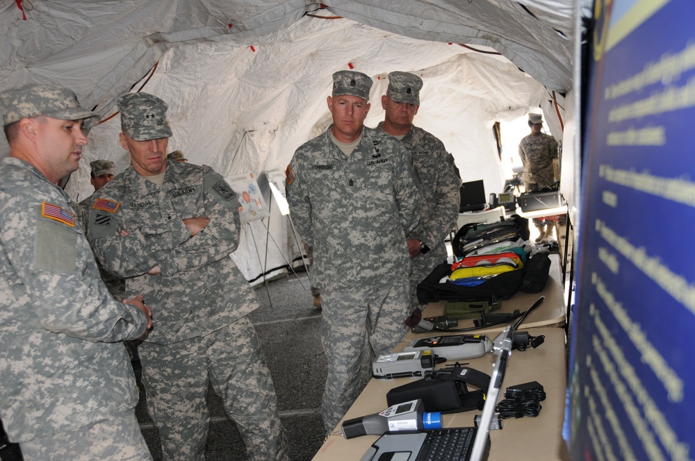 CBRNE experts show skills to Pentagon leaders