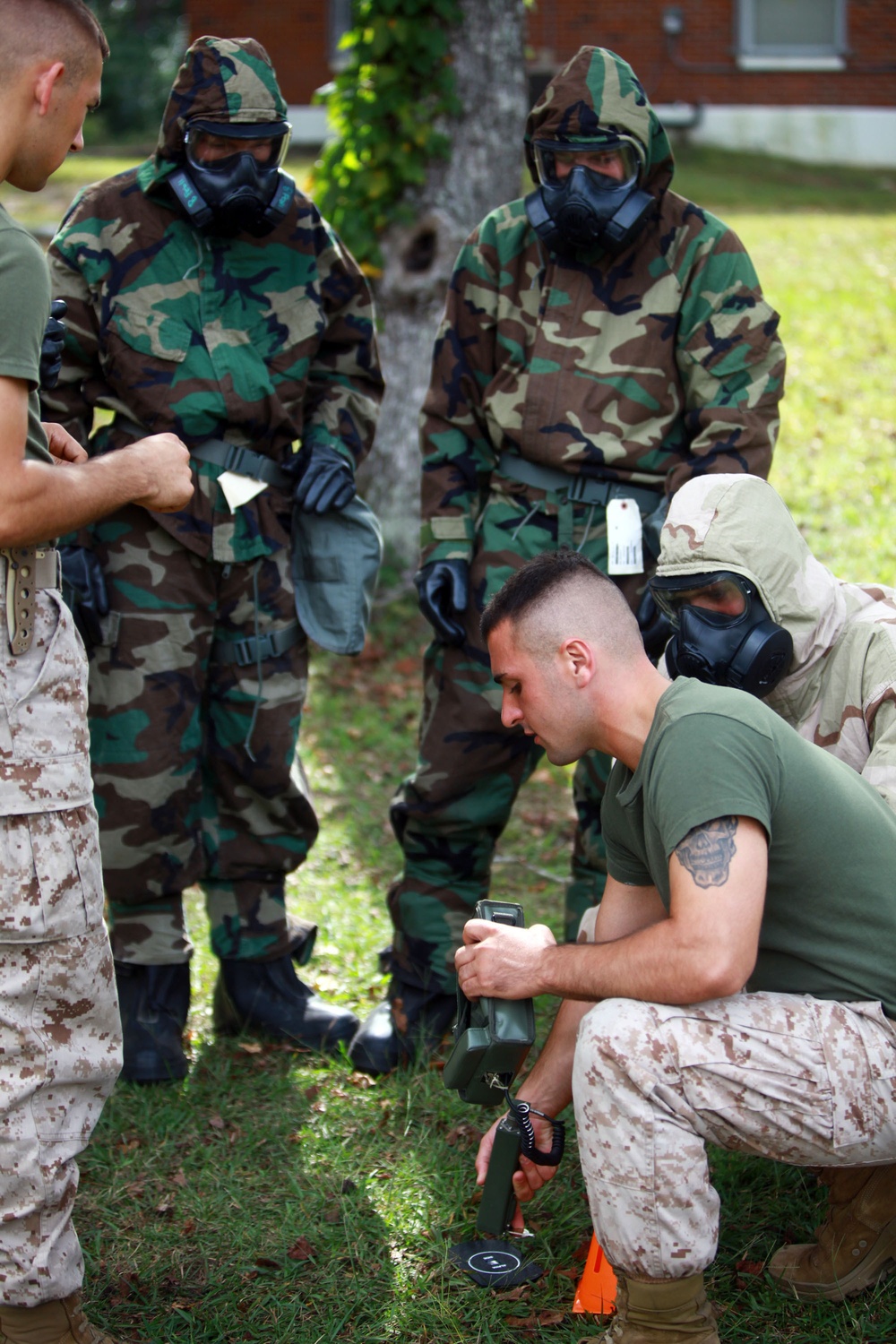 Marines learn how to detect invisible threat during course