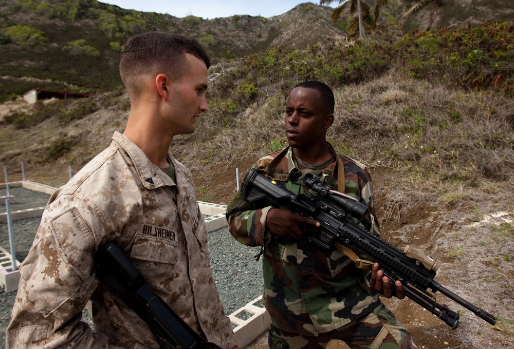 Strengthening relations: French, US Marines train in close-quarters combat