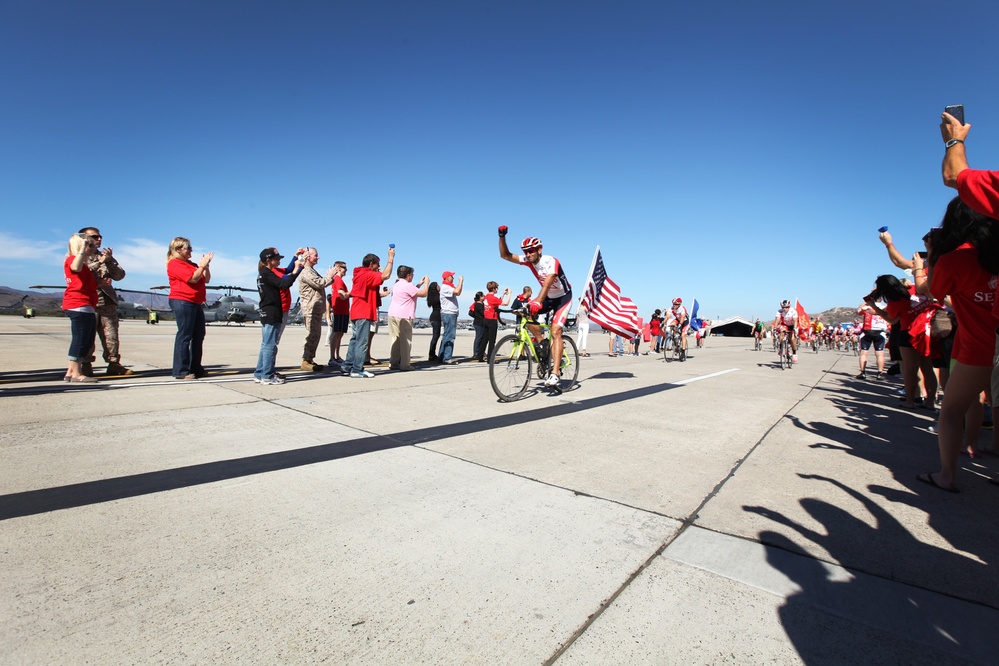 430-mile ride to honor injured service members ends at Camp Pendleton