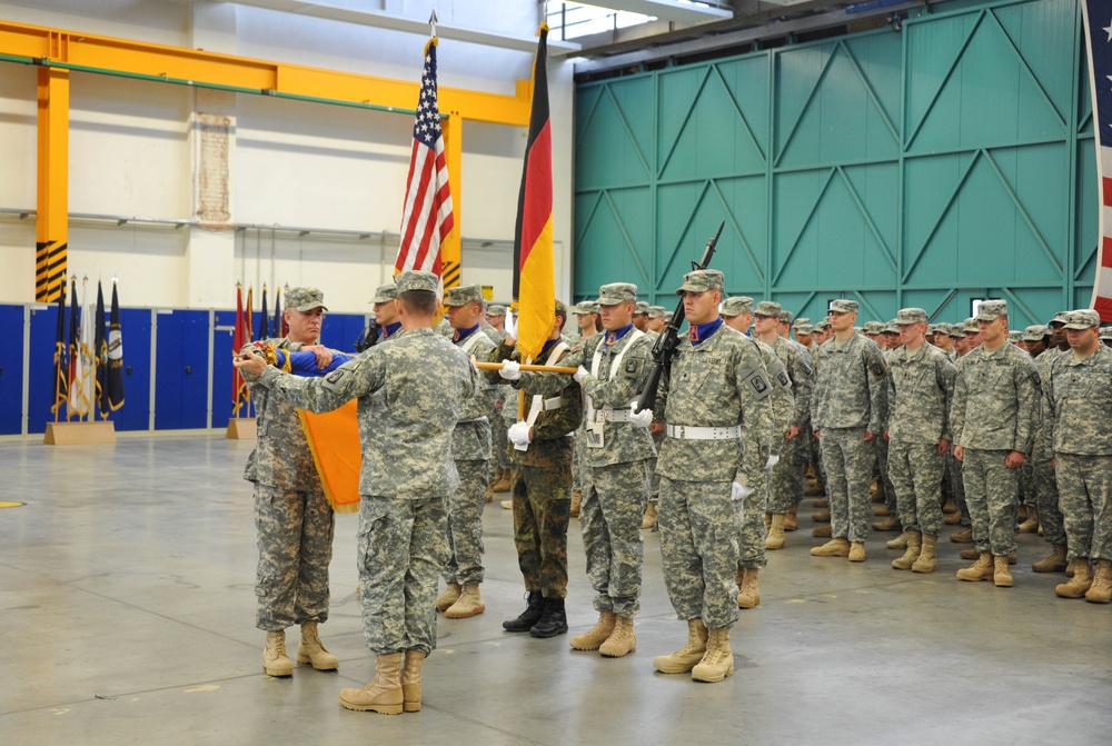 Griffin Brigade uncases colors in Germany