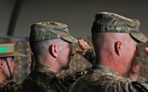 Combined Team Uruzgan transitions to Australian adviser control