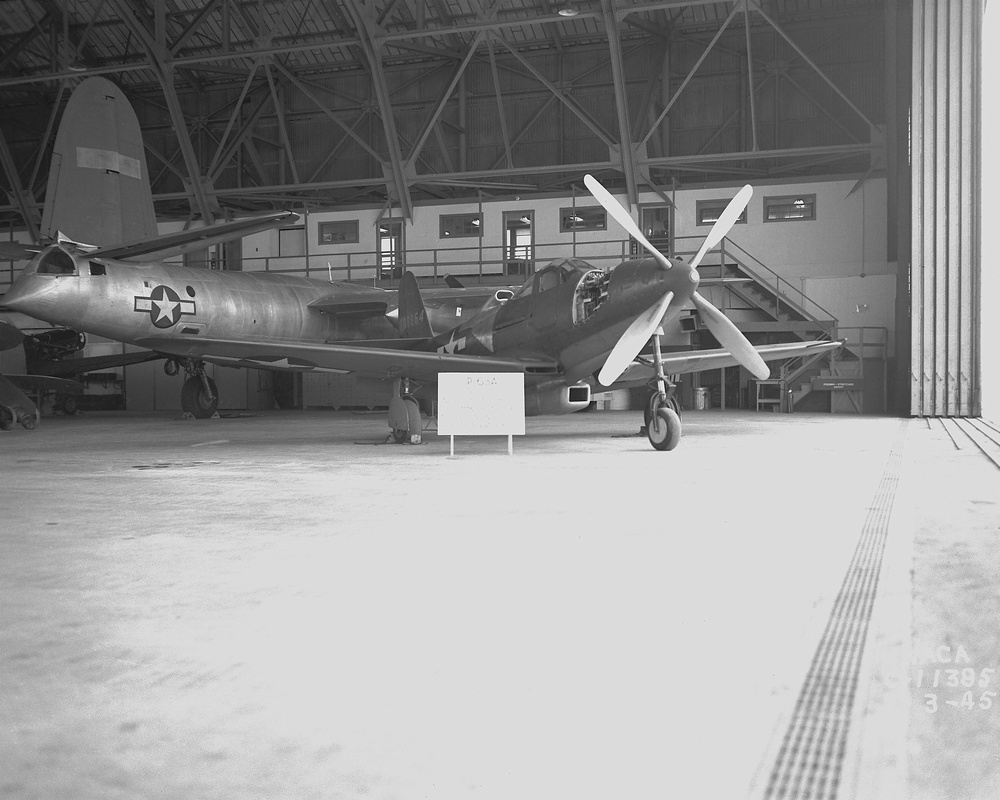 PHOTOGRAPHED BY FLIGHT RESEARCH DIVISION FROM HANGAR