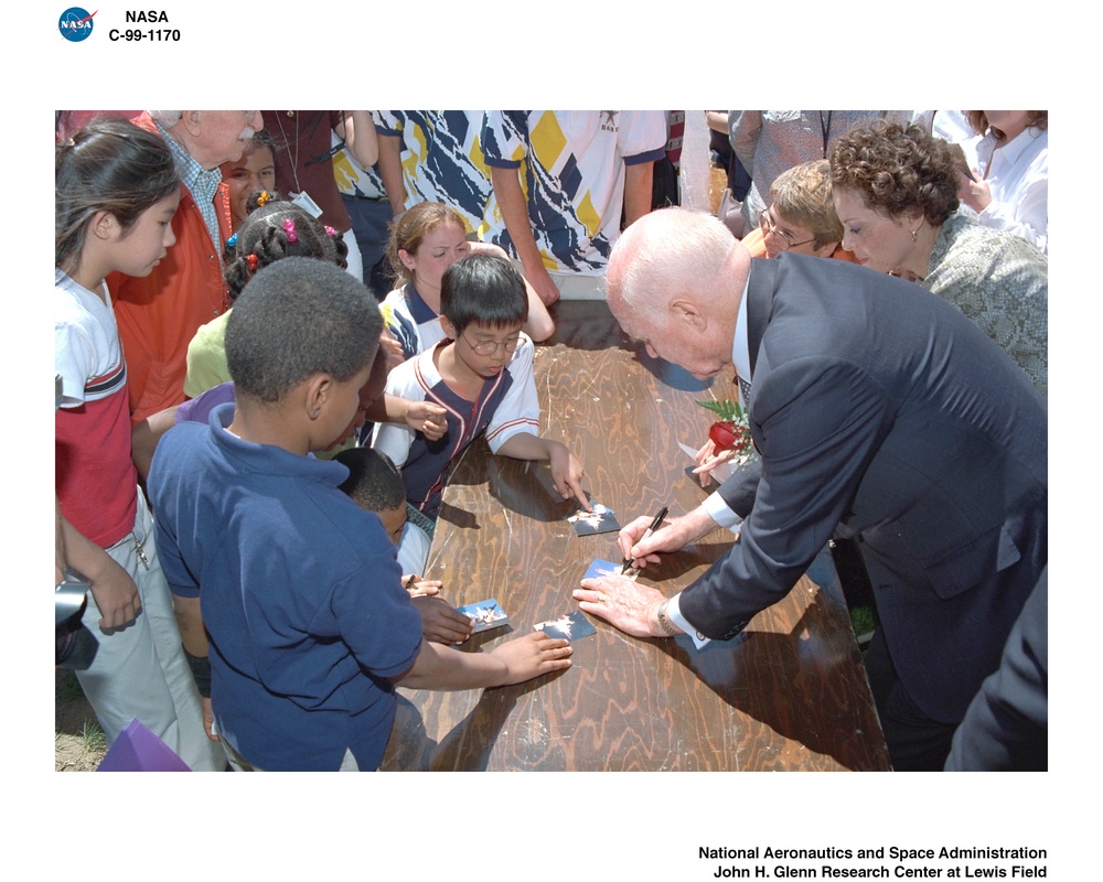 CENTER RENAMING EVENTS FROM NASA LEWIS RESEARCH CENTER TO JOHN H GLENN RESEARCH CENTER AT LEWIS FIELD