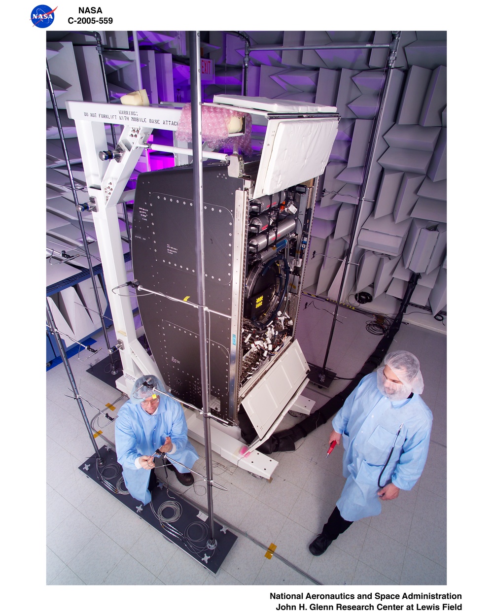 Fluids and Combustion Facility (FCF) Combustion Integrated Rack (CIR) in the Acoustic Testing Laboratory (ATL)