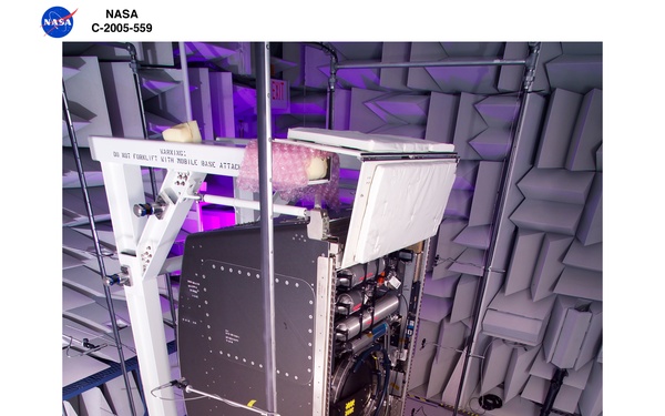 Fluids and Combustion Facility (FCF) Combustion Integrated Rack (CIR) in the Acoustic Testing Laboratory (ATL)