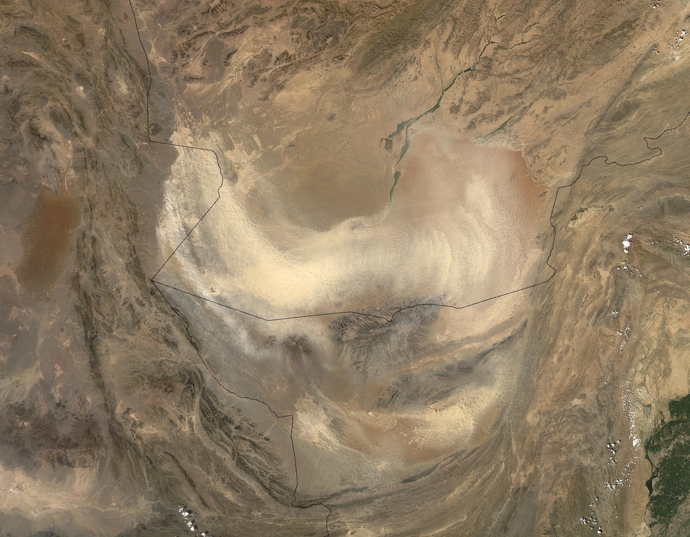 Dust Storm over Afghanistan and Pakistan: Natural Hazards