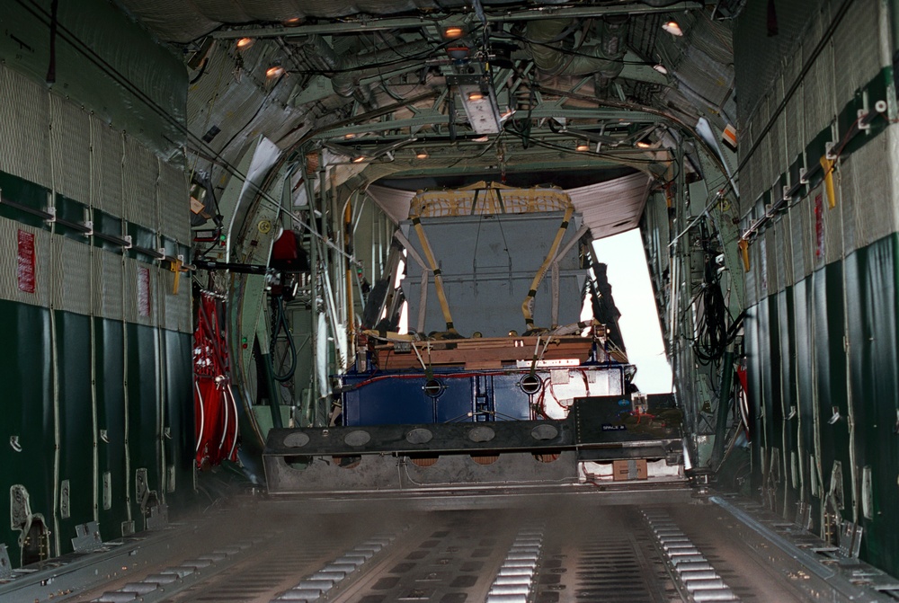 A photograph used for VIP briefings to the various NASA Centers