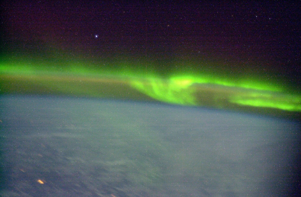 Photographs of Auroras from Space: Image of the Day