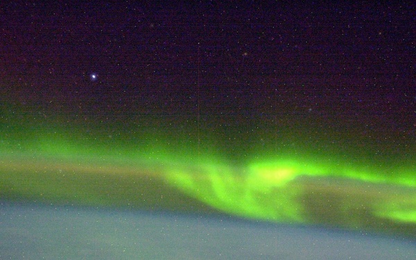 Photographs of Auroras from Space: Image of the Day