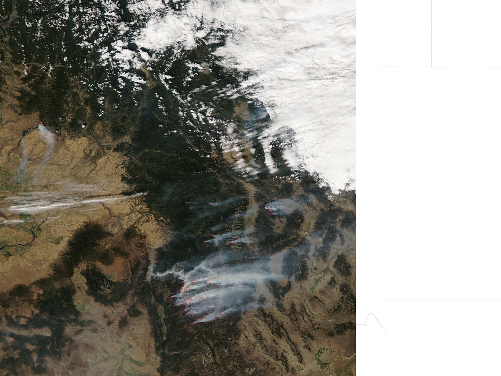 Fires in Montana and Idaho: Natural Hazards