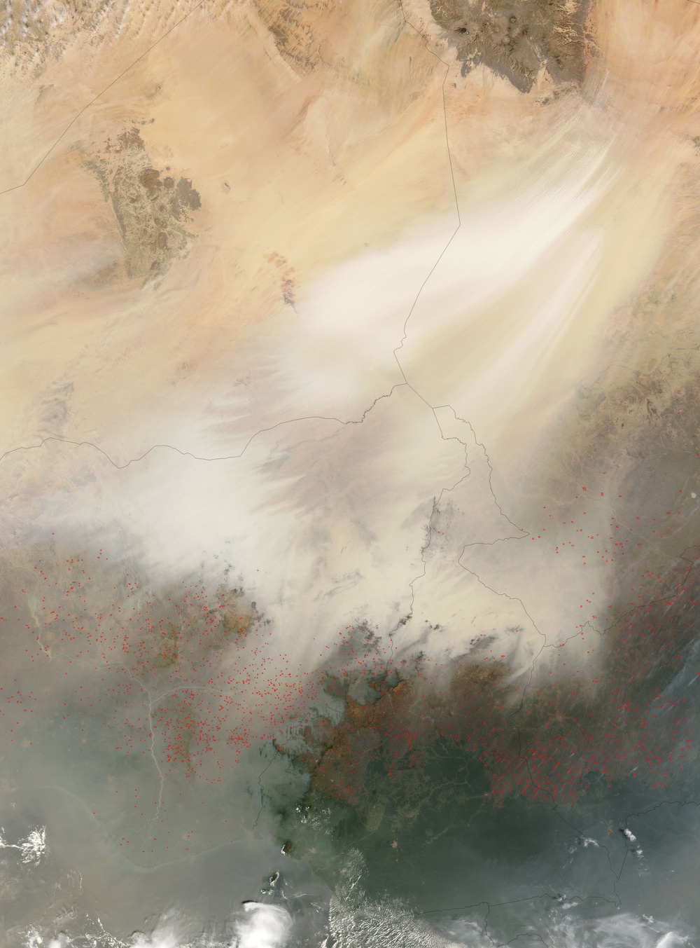 Dust Storm in the Bodele Depression: Natural Hazards