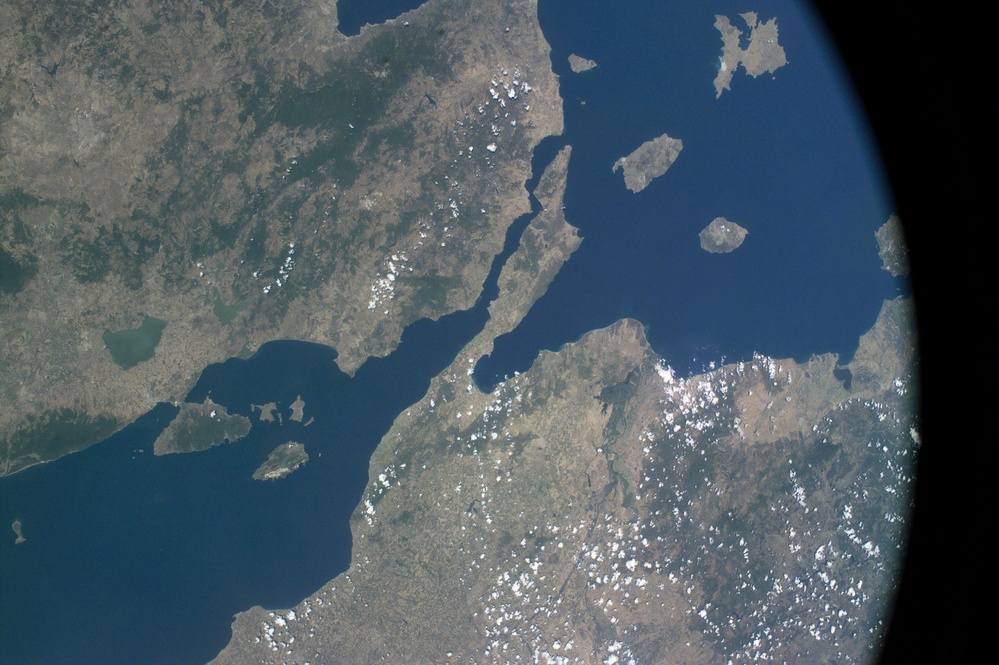 View of the Dardanelles, Turkey taken by the Expedition Two crew