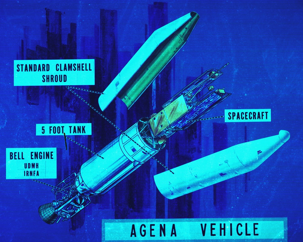 AGENA VEHICLE POSTER - GEORGE HOY AUTHOR