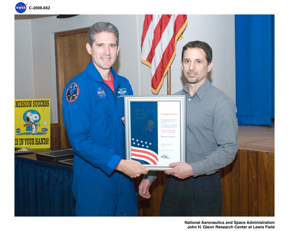 Silver Snoopy Awards recipients and reception