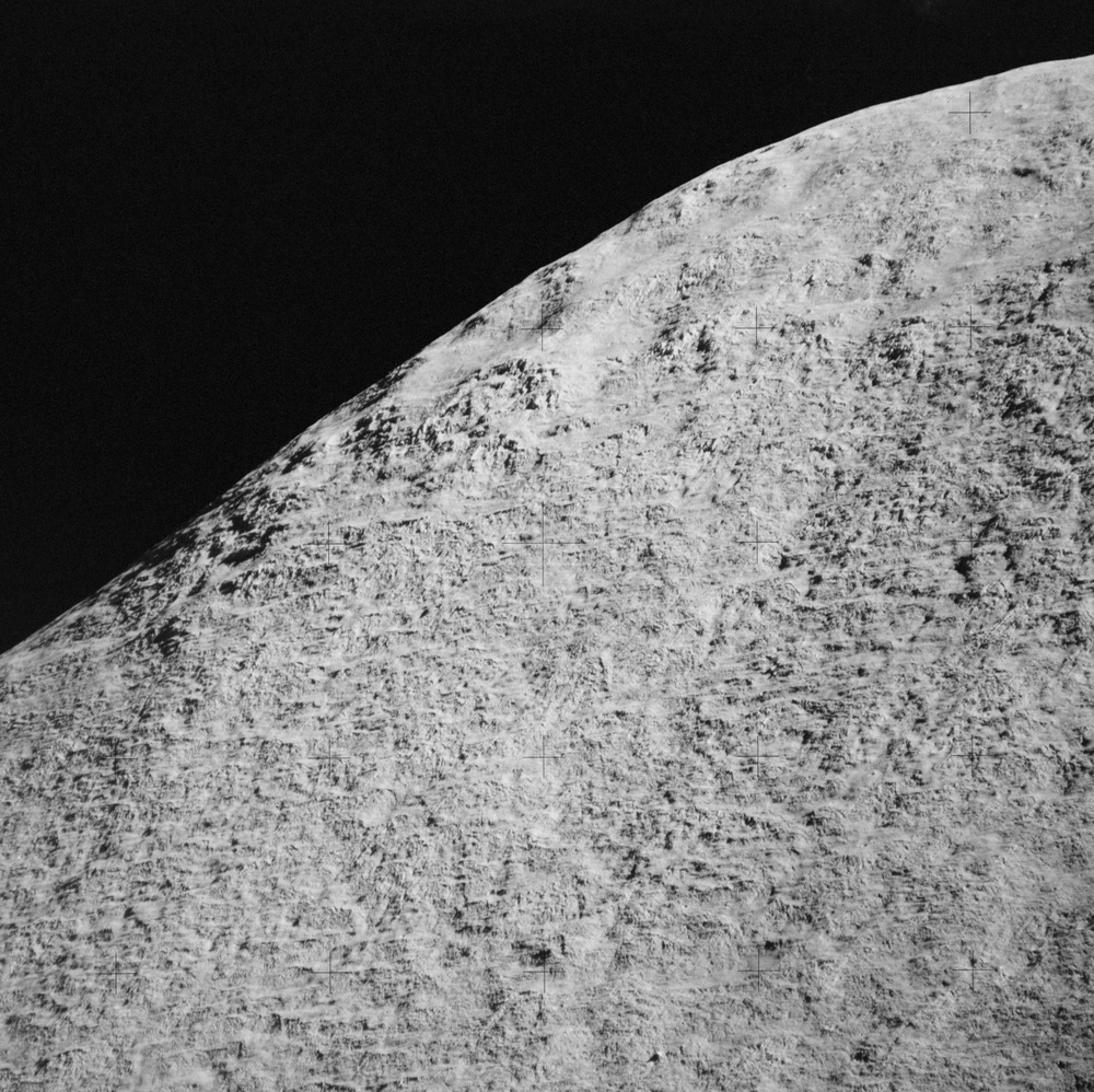 Apollo 15 Mission image - View of Station 6 and south end summit of Mt. Mons Hadley