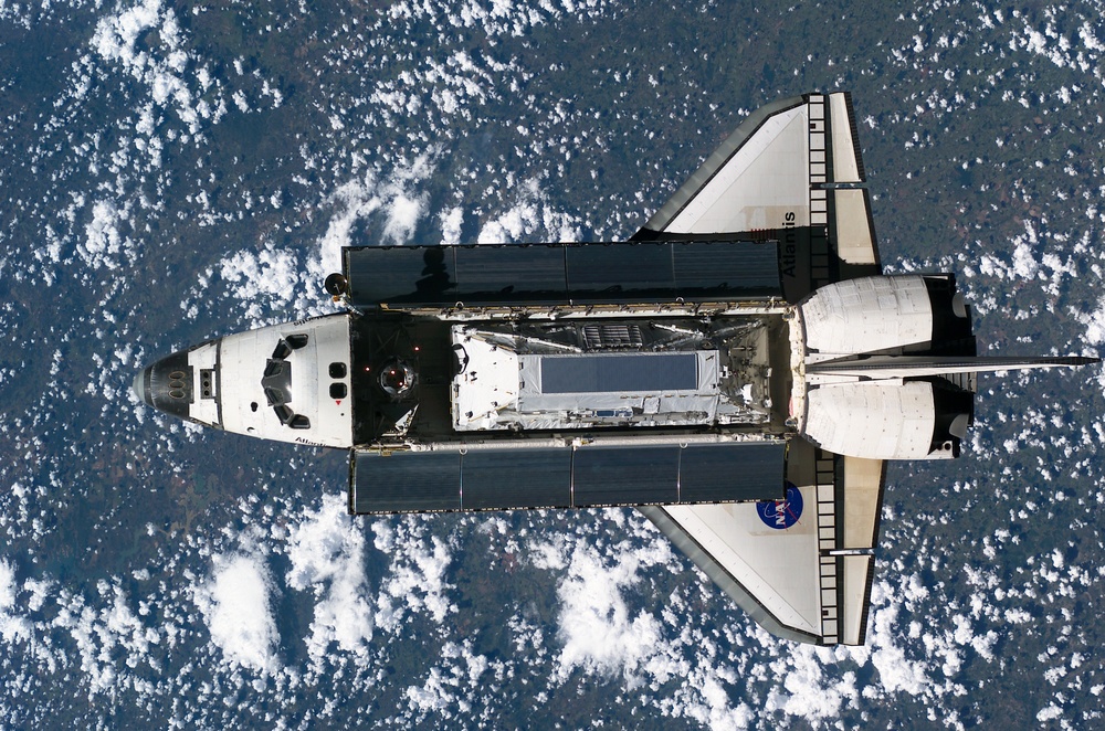 DVIDS - Images - Shuttle Atlantis on approach for docking to the ISS ...