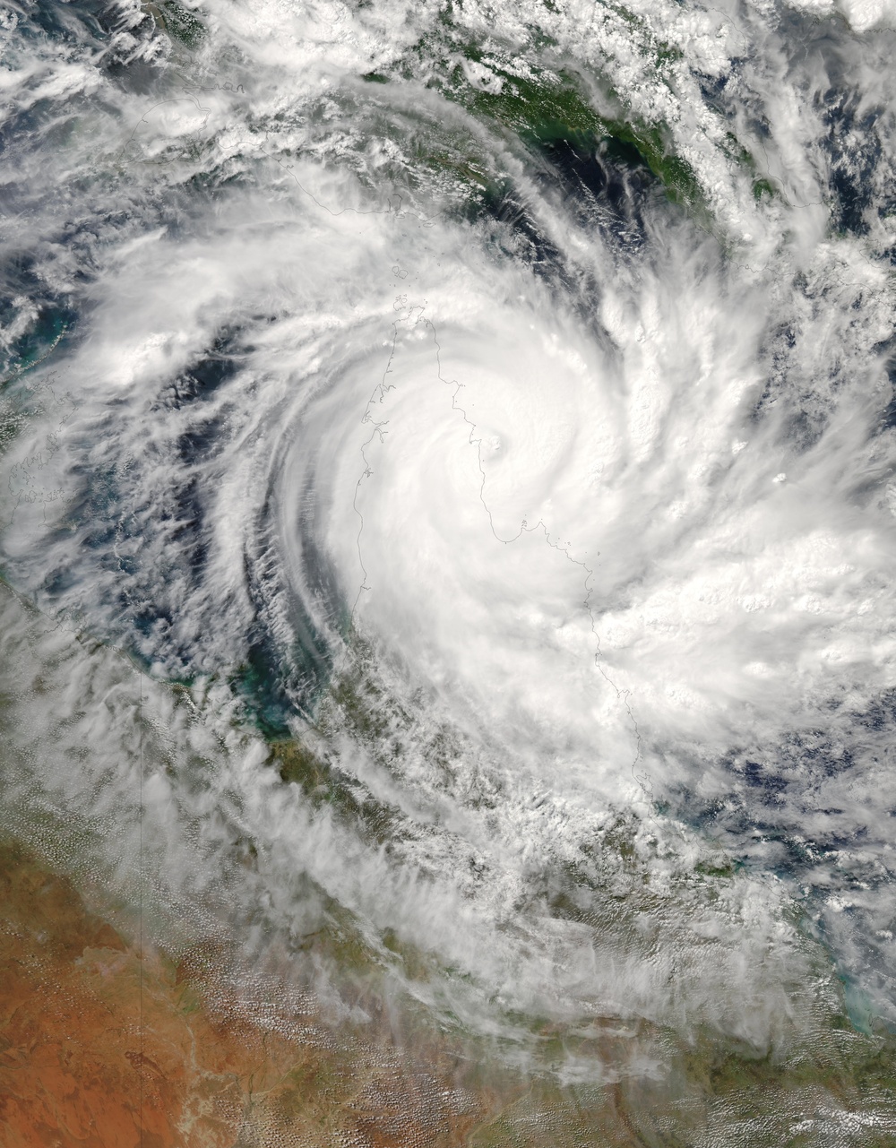 Tropical Cyclone Monica: Natural Hazards