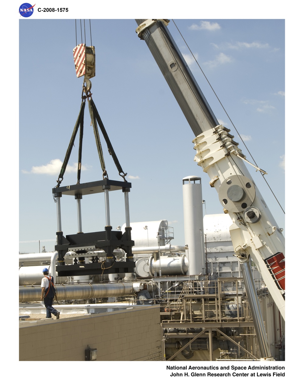 Advanced Manufacturing, Inc., Low Impact Docking System (LIDS) Equipment Delivery and Installation by Crane