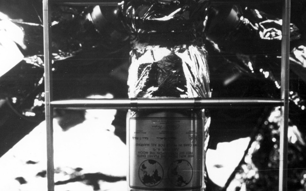 Apollo 11 Lunar Message For Mankind