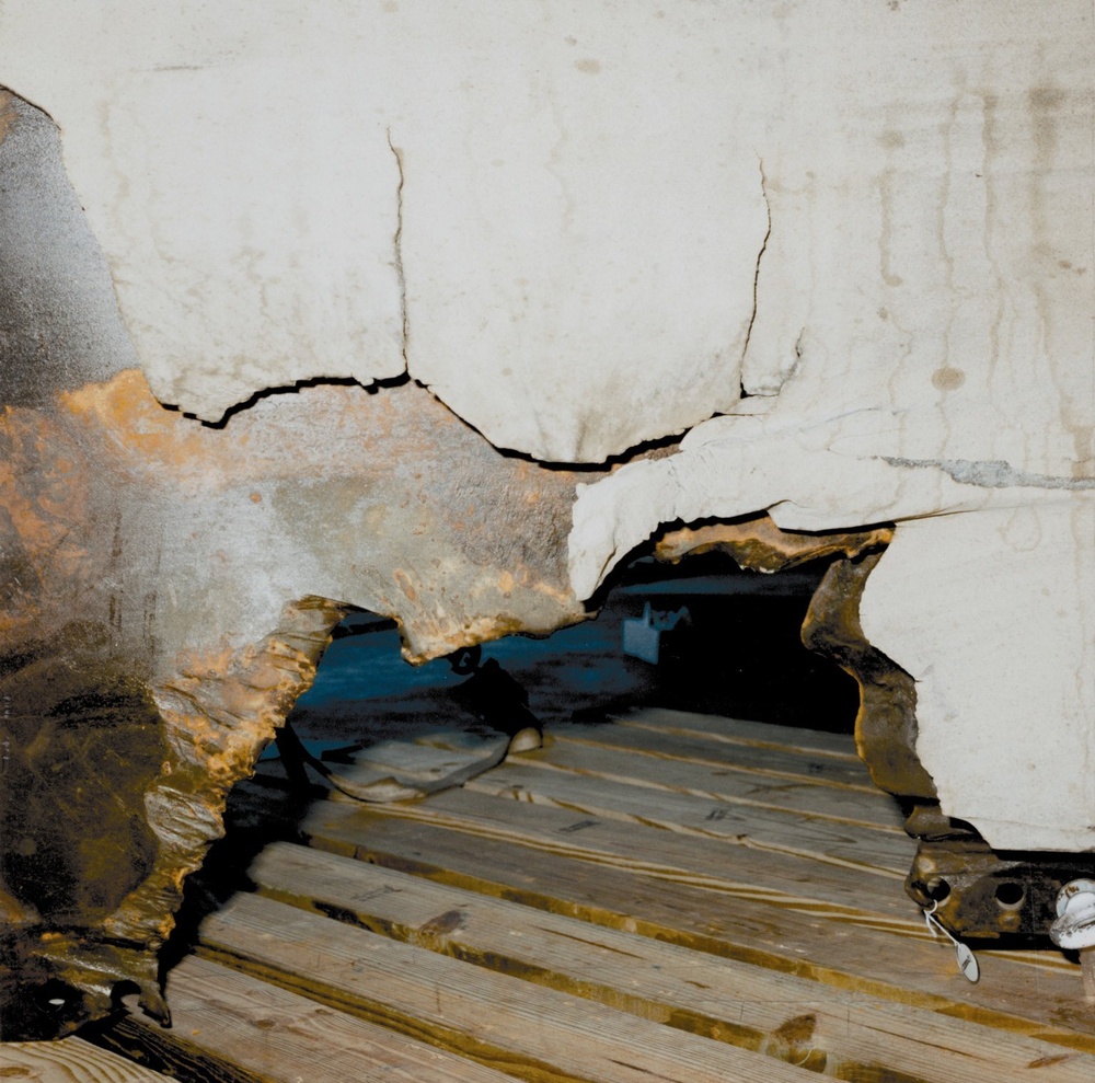 STS-51-L Recovered Debris (Burn Marks on the SRM)