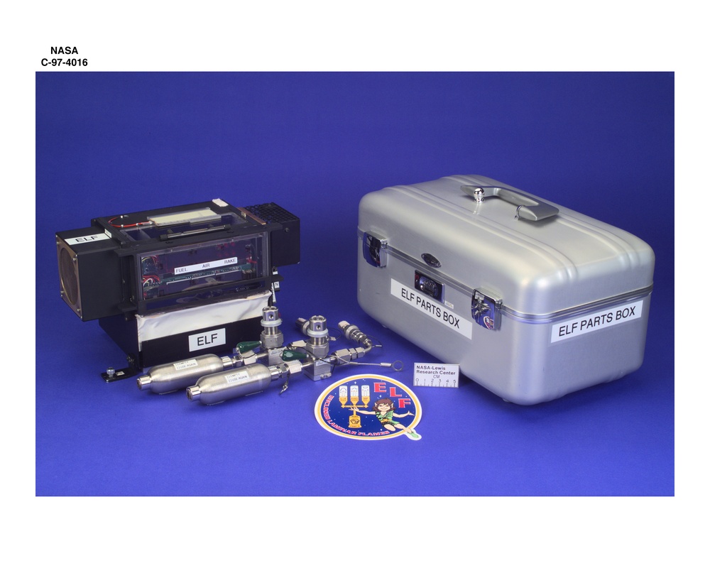 GLOVEBOX FLIGHT HARDWARE ENCLOSED LAMINAR FLAMES