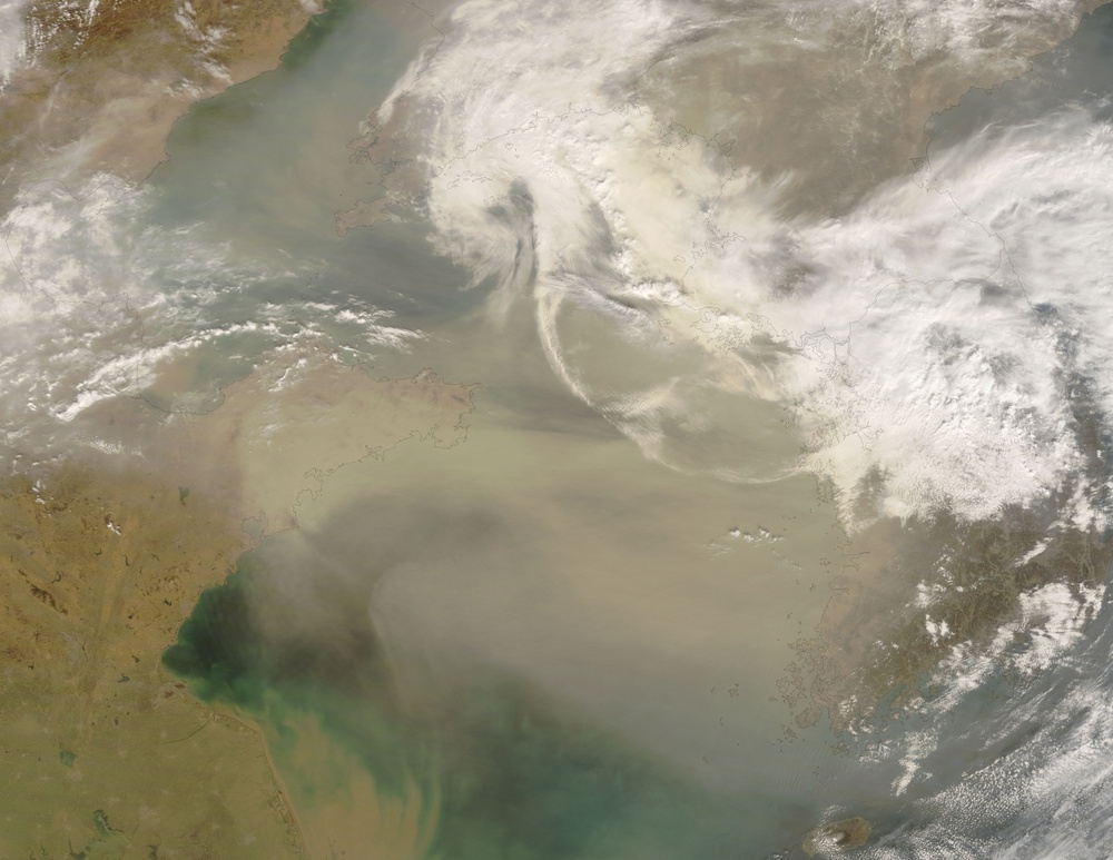 Dust Storm over East Asia: Image of the Day