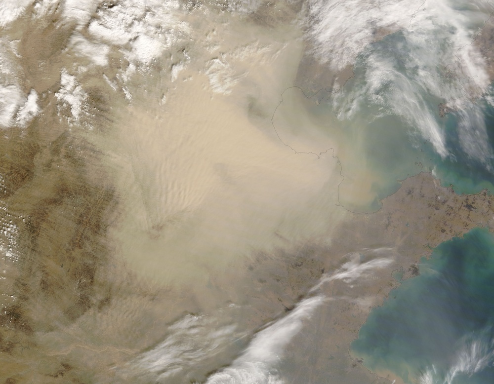 Dust Storm over East Asia: Image of the Day