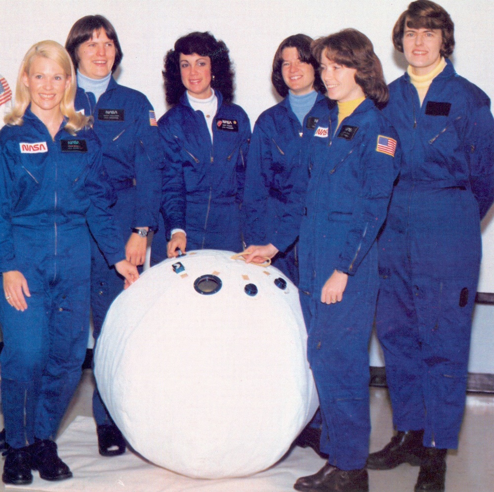 First Six Women Astronauts with &quot;Rescue Ball