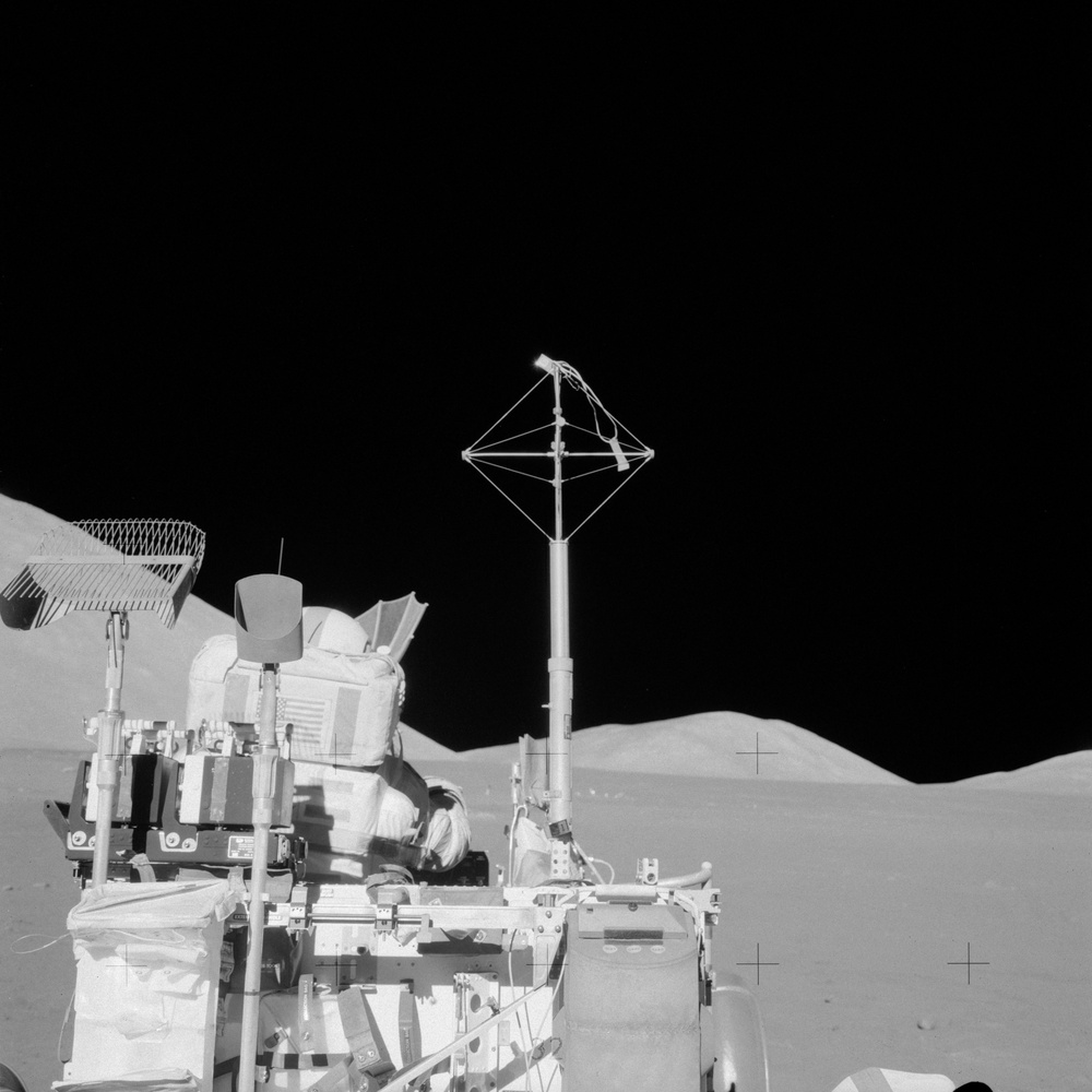 Apollo 17 Mission image - STA SEP, LRV