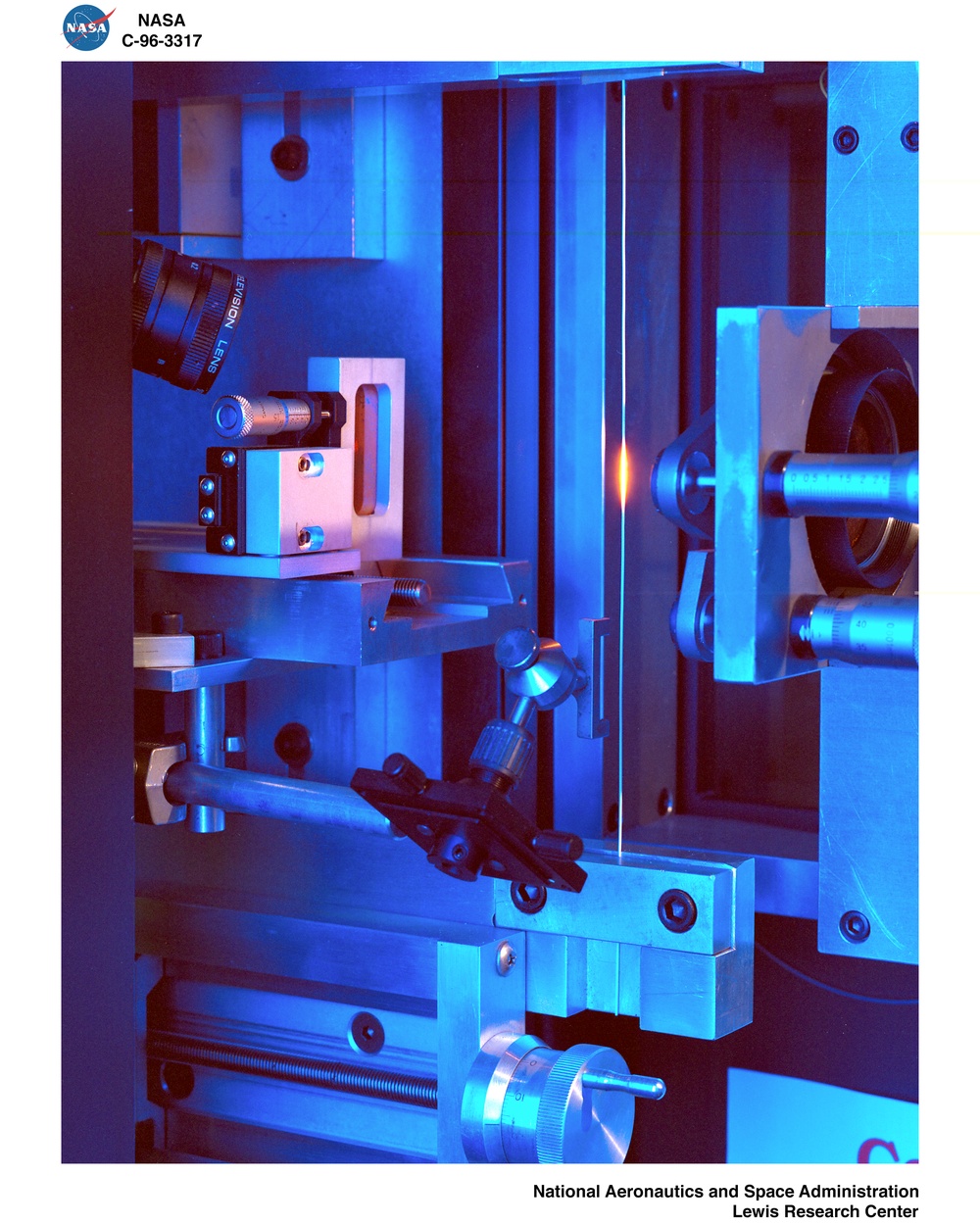 LAZER FURNACE IN BASEMENT OF THE BASIC MATERIALS LABORATORY BML