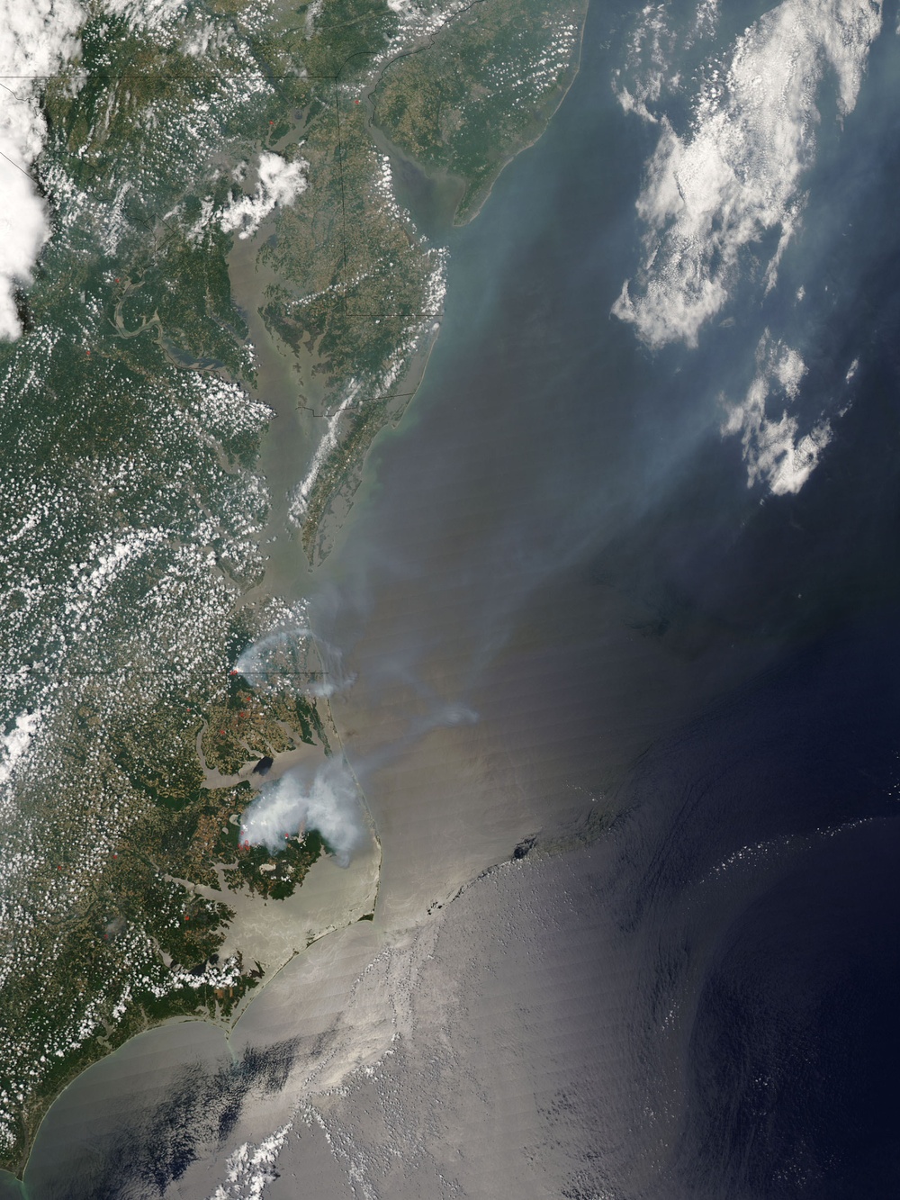 Fires in Virginia, North Carolina: Image of the Day