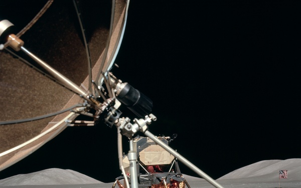 Apollo 17 Mission image - LRV Traverse, STA 9 to STA LM, LM