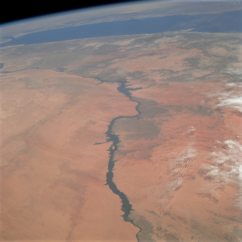 Apollo 9 Mission image - United Arab Republic,Nile River,Red Sea and Aswan Dam